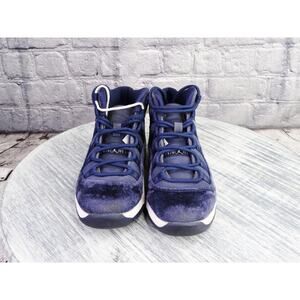 Air Jordan 11 Retro PS Midnight Navy Velvet D03857-441 Sz 1.5Y Used